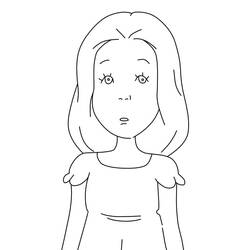 Dessin à colorier: Princesse Dragon (Dessins animés et séries animées) #210919 - Coloriages à Imprimer Gratuits