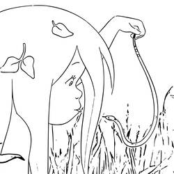 Dessin à colorier: Princesse Dragon (Dessins animés et séries animées) #210925 - Coloriages à Imprimer Gratuits