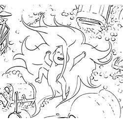 Dessin à colorier: Princesse Dragon (Dessins animés et séries animées) #210928 - Coloriages à Imprimer Gratuits
