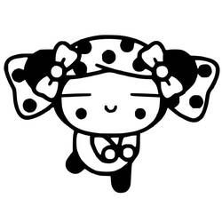 Dessin à colorier: Pucca (Dessins animés et séries animées) #186596 - Coloriages à Imprimer Gratuits