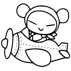 Dessin à colorier: Pucca (Dessins animés et séries animées) #186597 - Coloriages à Imprimer Gratuits