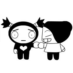 Dessin à colorier: Pucca (Dessins animés et séries animées) #186601 - Coloriages à Imprimer Gratuits