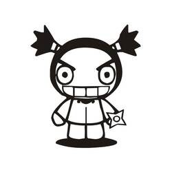 Dessin à colorier: Pucca (Dessins animés et séries animées) #186616 - Coloriages à Imprimer Gratuits