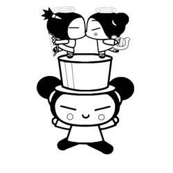 Dessin à colorier: Pucca (Dessins animés et séries animées) #186625 - Coloriages à Imprimer Gratuits