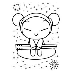 Dessin à colorier: Pucca (Dessins animés et séries animées) #186629 - Coloriages à Imprimer Gratuits