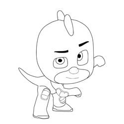 Dessin à colorier: Pyjamasques (Dessins animés et séries animées) #175821 - Coloriages à Imprimer Gratuits