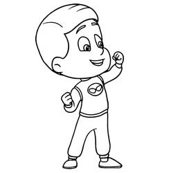 Dessin à colorier: Pyjamasques (Dessins animés et séries animées) #175822 - Coloriages à Imprimer Gratuits