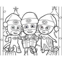 Dessin à colorier: Pyjamasques (Dessins animés et séries animées) #175839 - Coloriages à Imprimer Gratuits