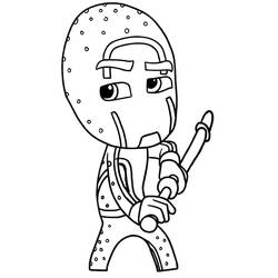 Dessin à colorier: Pyjamasques (Dessins animés et séries animées) #175844 - Coloriages à Imprimer Gratuits