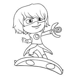 Dessin à colorier: Pyjamasques (Dessins animés et séries animées) #175847 - Coloriages à Imprimer Gratuits