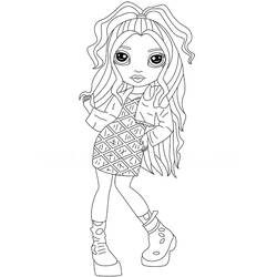 Dessin à colorier: Rainbow High (Dessins animés et séries animées) #201046 - Coloriages à Imprimer Gratuits