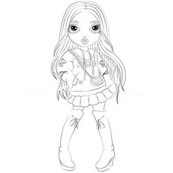 Dessin à colorier: Rainbow High (Dessins animés et séries animées) #201047 - Coloriages à Imprimer Gratuits