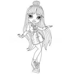 Dessin à colorier: Rainbow High (Dessins animés et séries animées) #201055 - Coloriages à Imprimer Gratuits