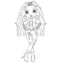 Dessin à colorier: Rainbow High (Dessins animés et séries animées) #201057 - Coloriages à Imprimer Gratuits