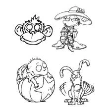 Coloriage Razmoket (Dessins animés et séries animées) #52704 à imprimer et colorier