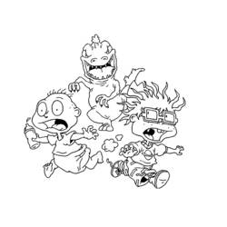 Dessin à colorier: Razmoket (Dessins animés et séries animées) #52720 - Coloriages à Imprimer Gratuits