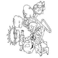 Coloriage Razmoket (Dessins animés et séries animées) #52734 à imprimer et colorier