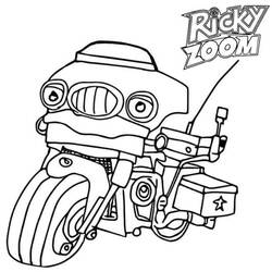 Dessin à colorier: Ricky Zoom (Dessins animés et séries animées) #185731 - Coloriages à Imprimer Gratuits