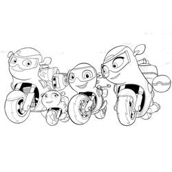 Dessin à colorier: Ricky Zoom (Dessins animés et séries animées) #185734 - Coloriages à Imprimer Gratuits