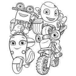 Dessin à colorier: Ricky Zoom (Dessins animés et séries animées) #185738 - Coloriages à Imprimer Gratuits