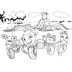 Dessin à colorier: Ricky Zoom (Dessins animés et séries animées) #185744 - Coloriages à Imprimer Gratuits