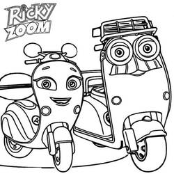 Dessins à colorier: Ricky Zoom - Coloriages à Imprimer Gratuits