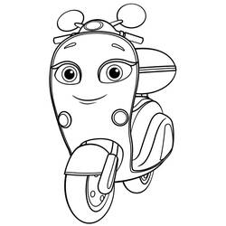 Dessin à colorier: Ricky Zoom (Dessins animés et séries animées) #185754 - Coloriages à Imprimer Gratuits