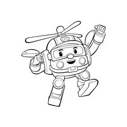 Dessin à colorier: Robocar Poli (Dessins animés et séries animées) #185696 - Coloriages à Imprimer Gratuits