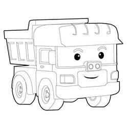 Dessin à colorier: Robocar Poli (Dessins animés et séries animées) #185705 - Coloriages à Imprimer Gratuits
