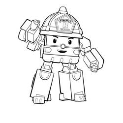 Dessins à colorier: Robocar Poli - Coloriages à Imprimer Gratuits