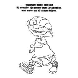 Dessin à colorier: Rocket Power (Dessins animés et séries animées) #52245 - Coloriages à Imprimer Gratuits