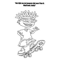 Dessin à colorier: Rocket Power (Dessins animés et séries animées) #52249 - Coloriages à Imprimer Gratuits