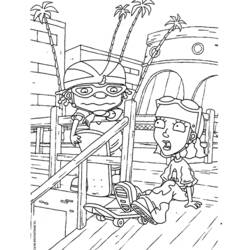 Dessin à colorier: Rocket Power (Dessins animés et séries animées) #52255 - Coloriages à Imprimer Gratuits