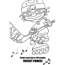 Dessin à colorier: Rocket Power (Dessins animés et séries animées) #52589 - Coloriages à Imprimer Gratuits