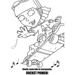 Dessin à colorier: Rocket Power (Dessins animés et séries animées) #52594 - Coloriages à Imprimer Gratuits