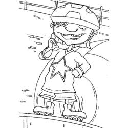 Dessin à colorier: Rocket Power (Dessins animés et séries animées) #52631 - Coloriages à Imprimer Gratuits