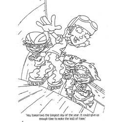 Dessin à colorier: Rocket Power (Dessins animés et séries animées) #52682 - Coloriages à Imprimer Gratuits