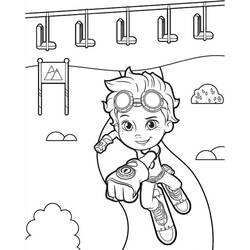 Dessin à colorier: Rusty Rivets (Dessins animés et séries animées) #195763 - Coloriages à Imprimer Gratuits