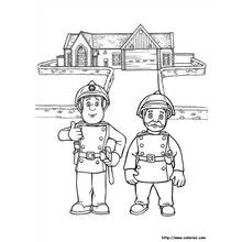 Dessin à colorier: Sam le Pompier (Dessins animés et séries animées) #39787 - Coloriages à Imprimer Gratuits