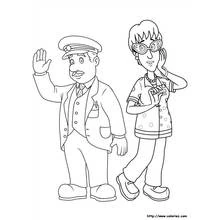 Dessin à colorier: Sam le Pompier (Dessins animés et séries animées) #39876 - Coloriages à Imprimer Gratuits
