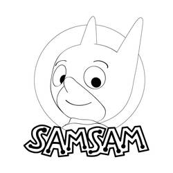 Dessin à colorier: SamSam (Dessins animés et séries animées) #183472 - Coloriages à Imprimer Gratuits
