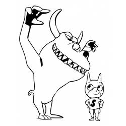 Dessin à colorier: SamSam (Dessins animés et séries animées) #39606 - Coloriages à Imprimer Gratuits