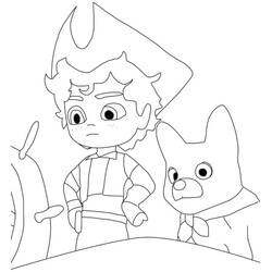 Dessin à colorier: Santiago des mers (Dessins animés et séries animées) #185677 - Coloriages à Imprimer Gratuits