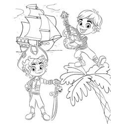 Dessin à colorier: Santiago des mers (Dessins animés et séries animées) #185678 - Coloriages à Imprimer Gratuits
