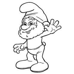 Coloriage Schtroumpfs (Dessins animés et séries animées) #179032 à imprimer et colorier