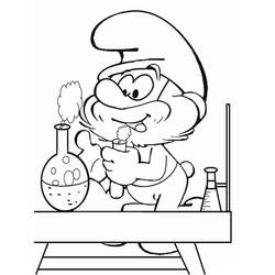 Coloriage Schtroumpfs (Dessins animés et séries animées) #179034 à imprimer et colorier