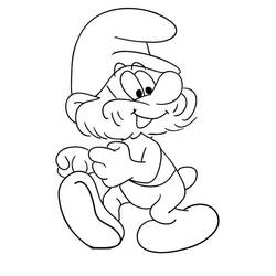 Coloriage Schtroumpfs (Dessins animés et séries animées) #179036 à imprimer et colorier