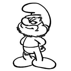 Coloriage Schtroumpfs (Dessins animés et séries animées) #179037 à imprimer et colorier