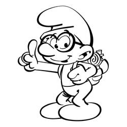 Coloriage Schtroumpfs (Dessins animés et séries animées) #179047 à imprimer et colorier