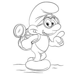 Coloriage Schtroumpfs (Dessins animés et séries animées) #179051 à imprimer et colorier